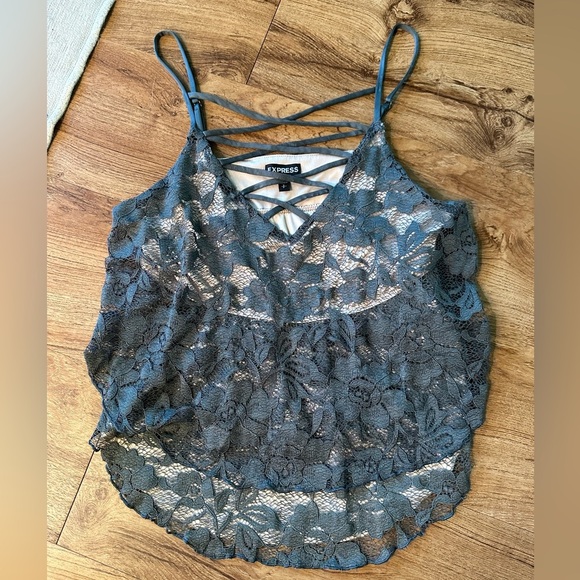 Express Tops - Like New, Women’s Express Lace Strappy Cami. Size small